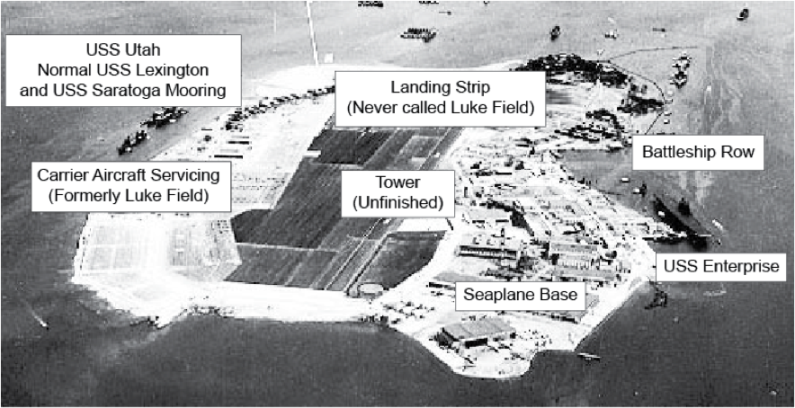 Ford Island Map 1941