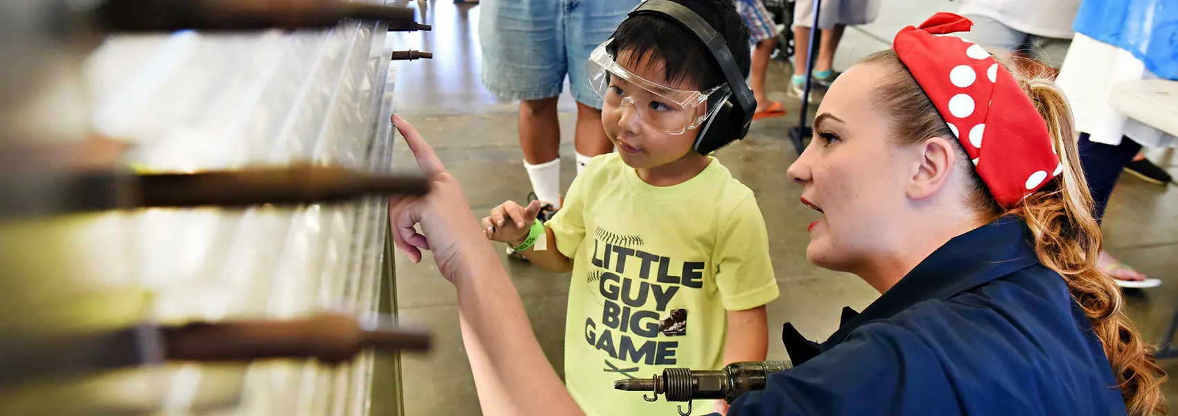 Rosie the Riveter at Pearl Harbor Aviation Museum