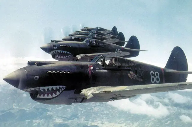thumbnail interactive-video image 1 of Curtiss P-40B/C Warhawk White 7, 13-victory Ace Robert Neale Flying Tigers 1942 1 of 13