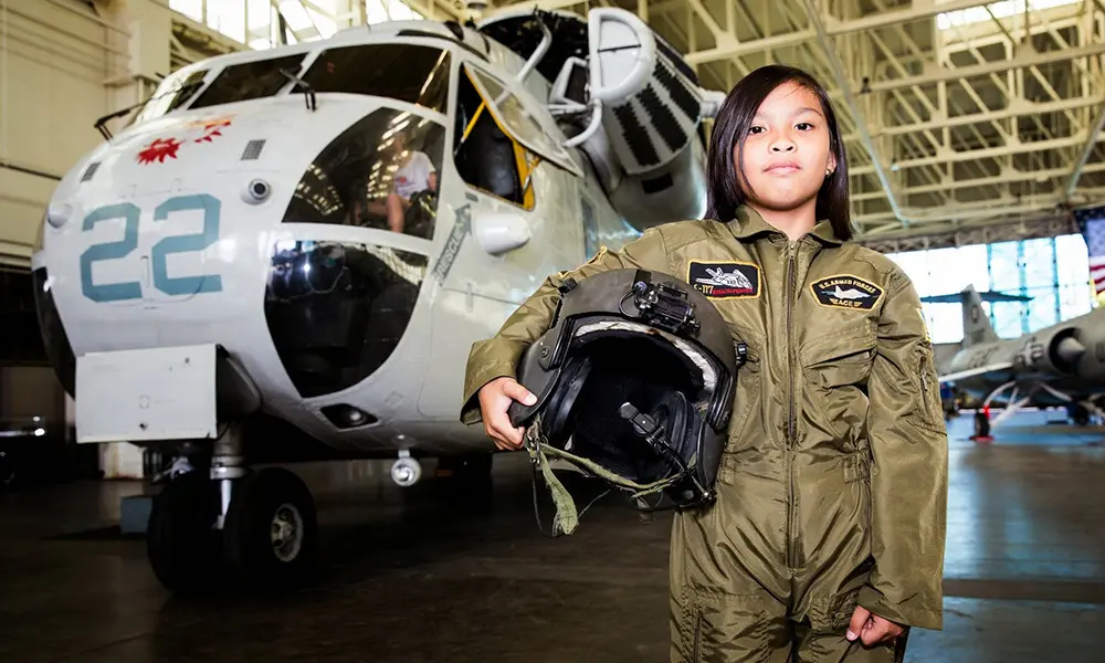 Flight School for kids at Pearl Harbor Aviation Museum