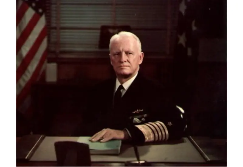Photograph of naval hero and Chief of Naval Operations Adm. Chester W. Nimitz