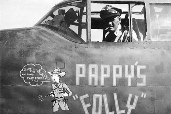 Aeronautical genius Pappy Gunn modified the B-25 bombers to match a new combat tactic.