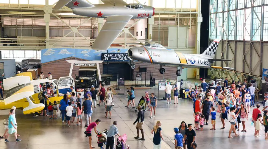 Museum Day at Pearl Harbor Aviation Museum.