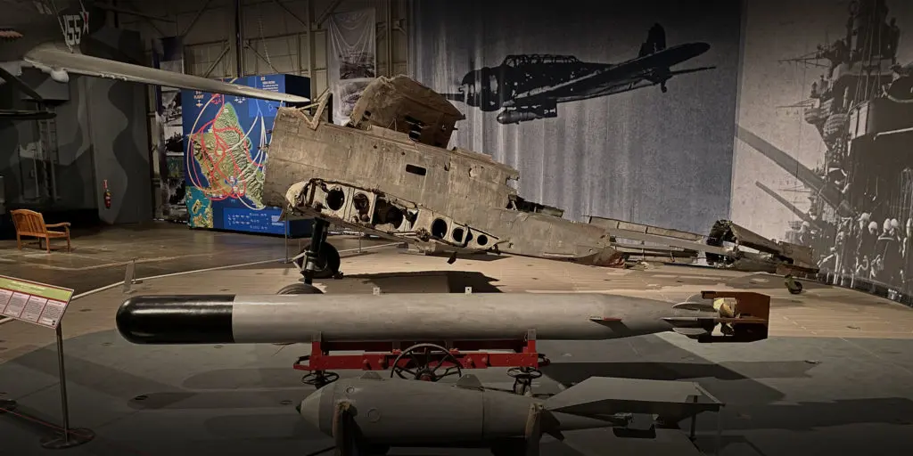 Photograph of Nakajima B5N “Kate” Bomber, one of the three Japanese aircraft used in the bombing of Pearl Harbor.