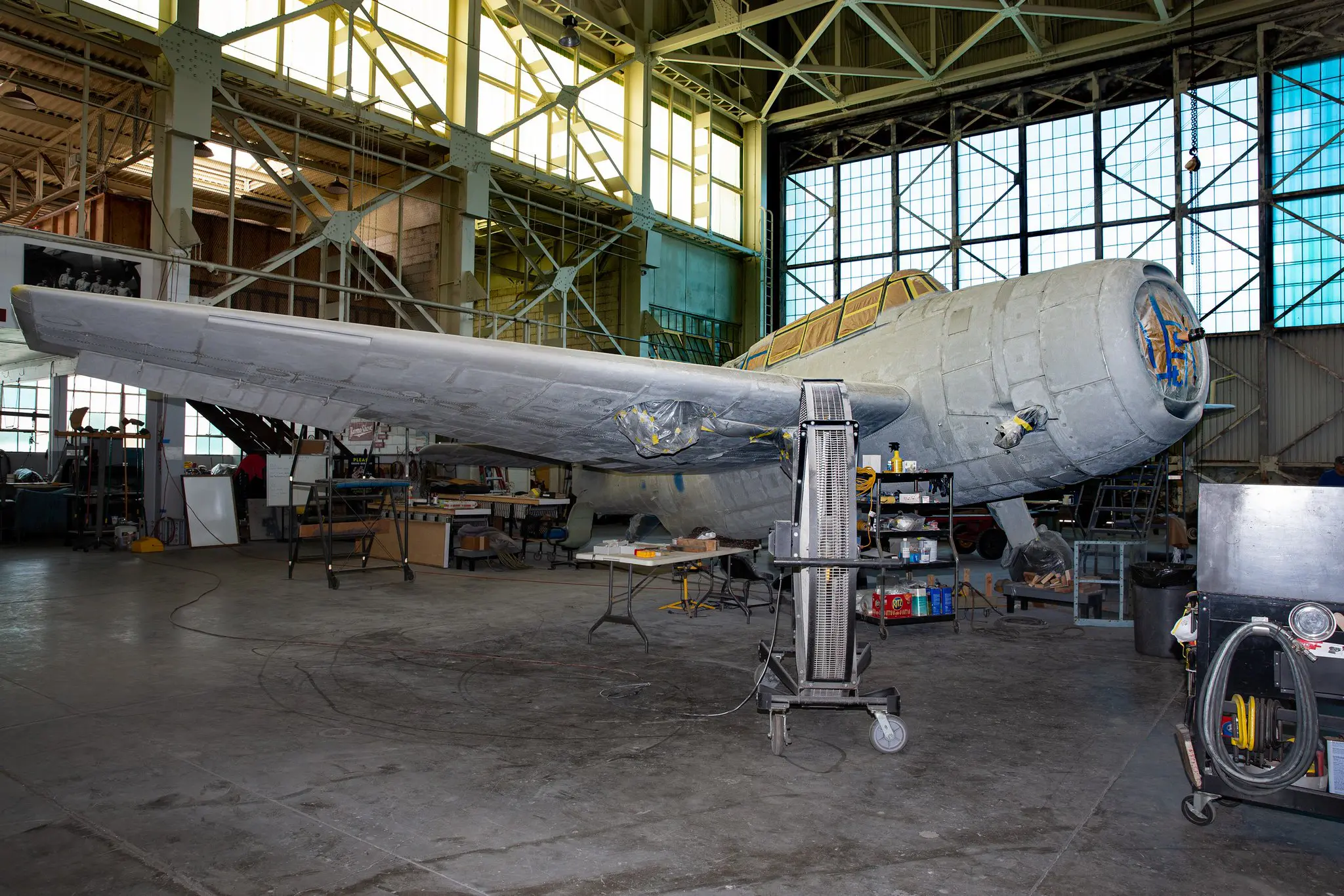 Airplane in Restoration Shop