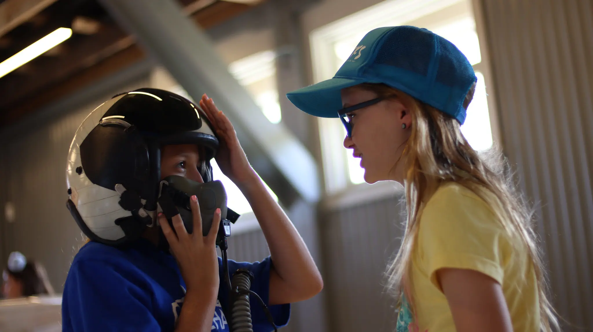 Photo of girls, flight school for girls