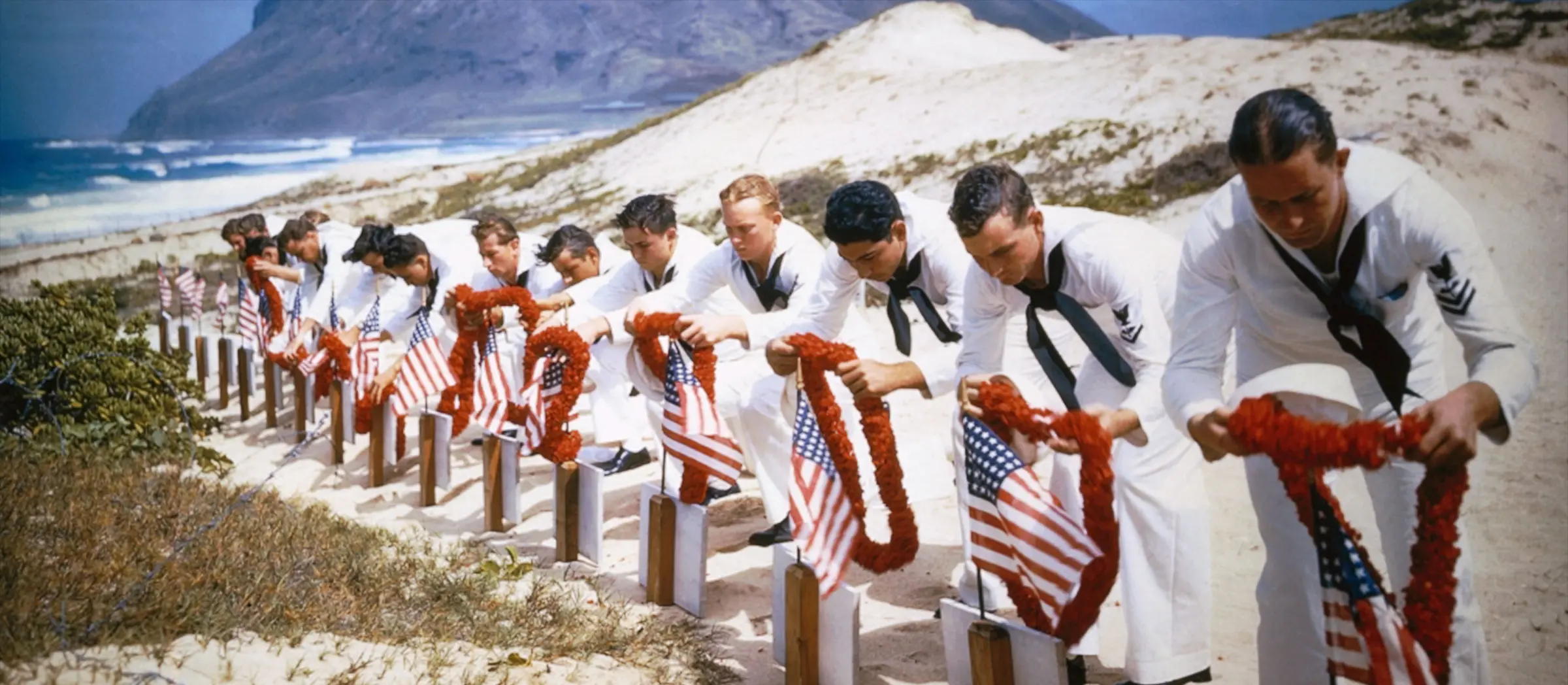 Photo of soldiers on the beach in Hawaii