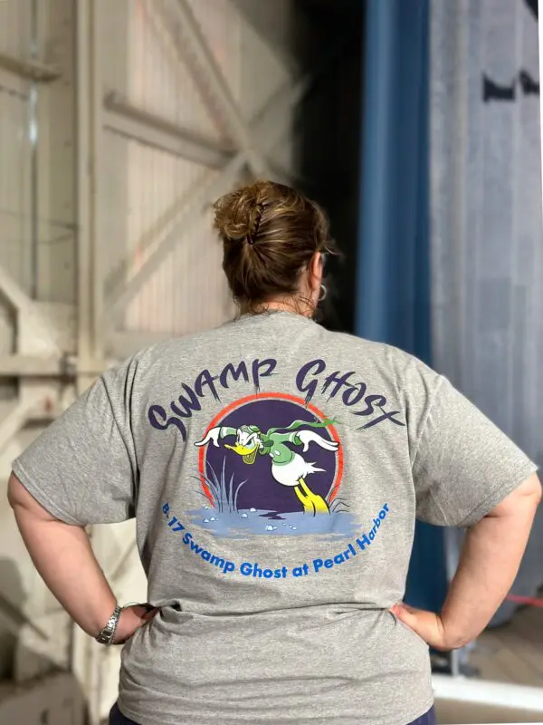 Xr:d:dagb Rflong: J: T: - Swamp Ghost Adult T-shirt - Heather Grey, XS