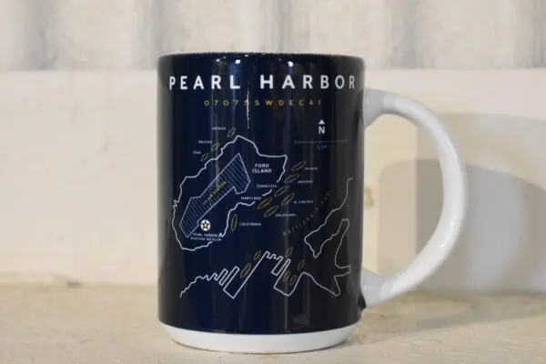 Dsc - Civvie: Pearl Harbor Map MUG, 15 oz.