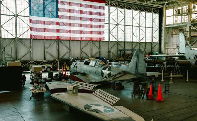 The Shealy Restoration Shop Pearl Harbor Aviation Museum