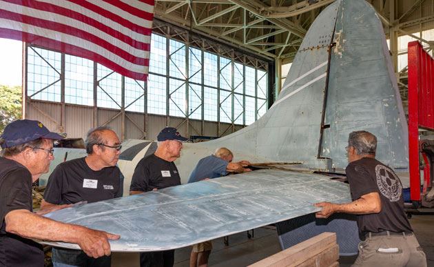 The Shealy Restoration Shop Pearl Harbor Aviation Museum