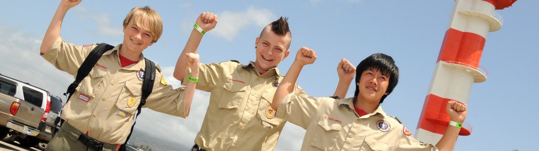 Scouts at Pearl Harbor Aviation Museum