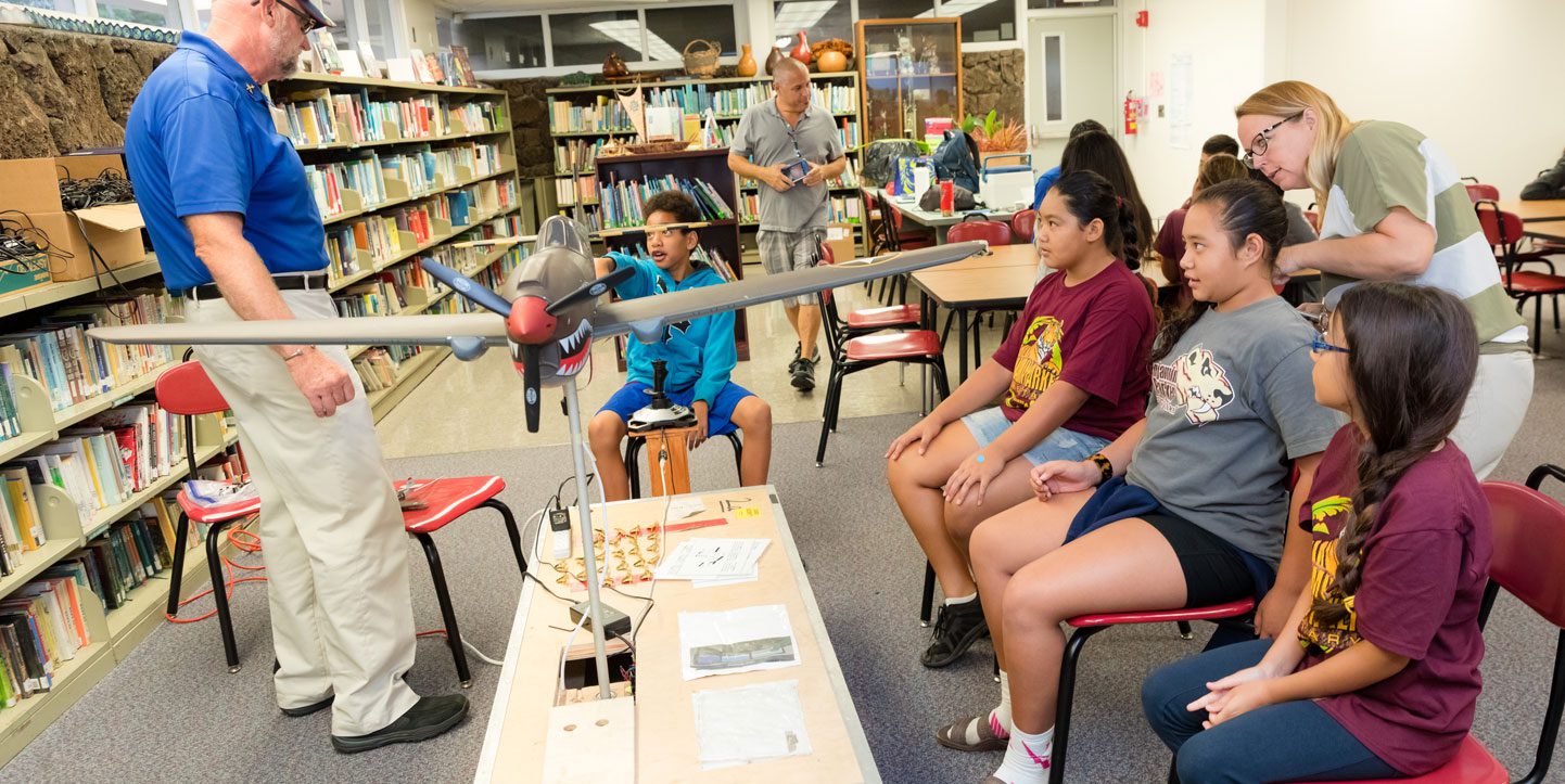 educational programs for kids at Pearl Harbor Aviation Museum