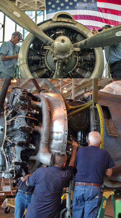 Pearl Harbor Aviation Museum Hangar 79 airplane restoration