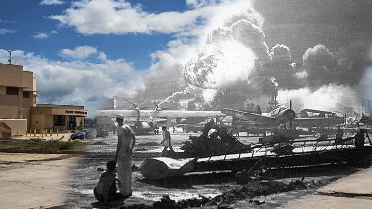 Pearl Harbor Then and Now Photos