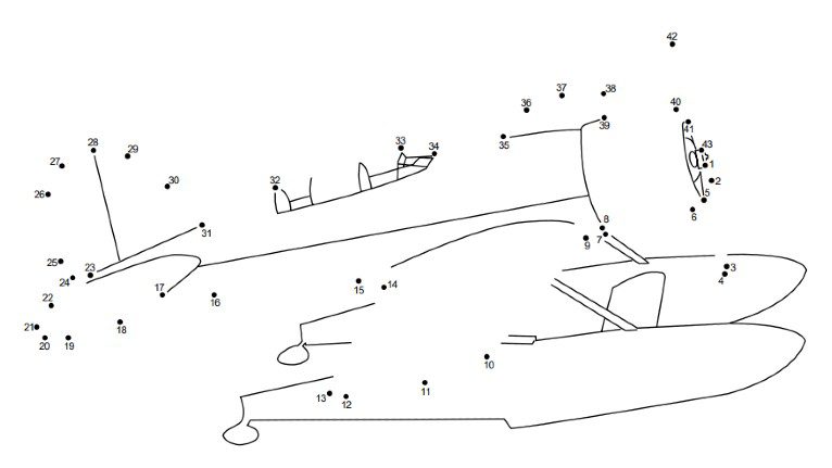 Connect The Dots Airplane Activity