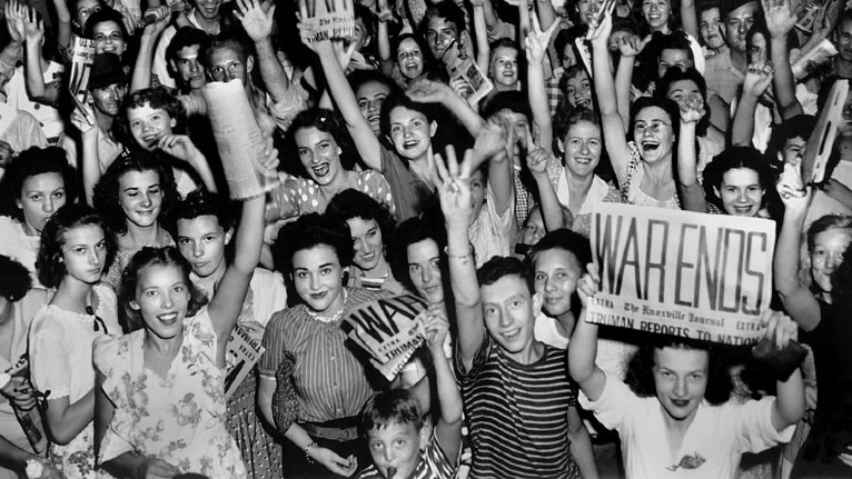 Victory Celebrations on August 14, 1945