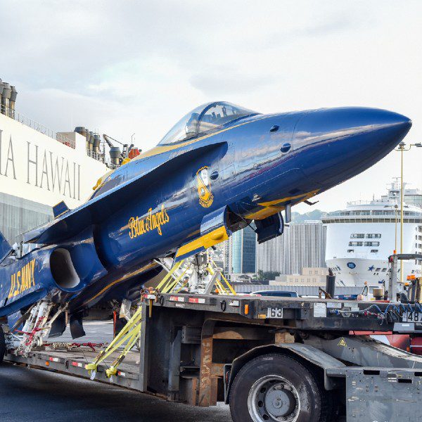 Photos and Video of Blue Angel #4's Arrival