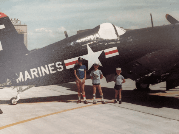 Untitled design (13) Jeffery Stawowy attending an airshow in 1978.