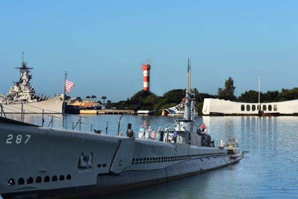 The four Pearl Harbor Historic Sites. 