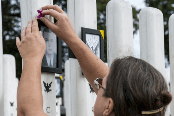 DPAA Blog Post4 DPAA hosted memorial at USS Oklahoma Memorial for the 75th Anniversary of December 7, 1941.