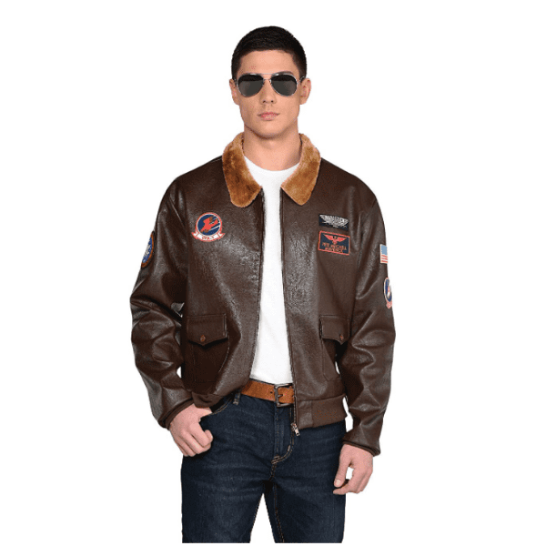 Men's Top Gun Jacket Costume | Halloween Express