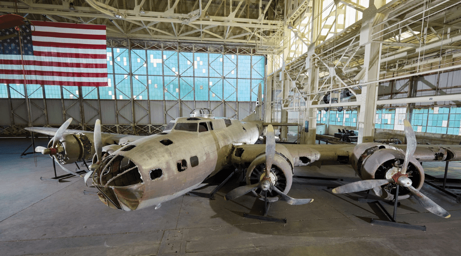Copy of Amelia Desktop 8 (3) B-17E Swamp Ghost located in Hangar 79's Restoration Shop of Pearl Harbor Aviation Museum.