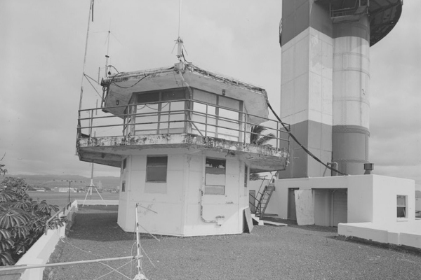 Aerological tower in 1993 *