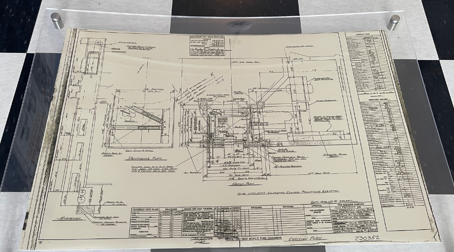Ford Island Control Tower Elevator Plans.