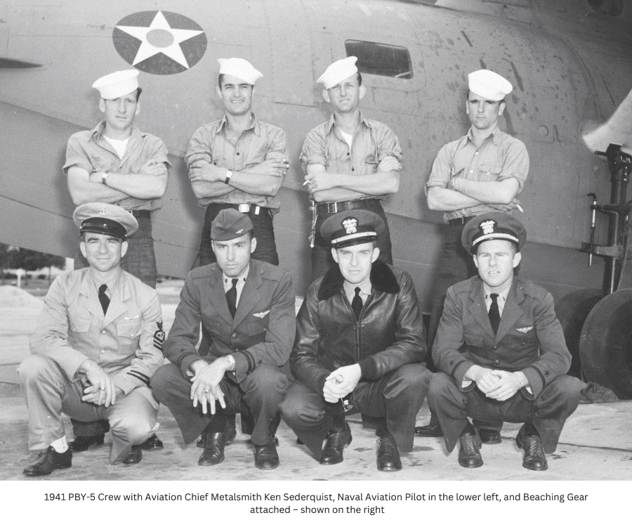 1940 PBY-5 Crew with Chief Aviation Pilot Ken in the lower left (3) 1940 PBY-5 Crew with Chief Aviation Pilot Ken in the lower left (3)