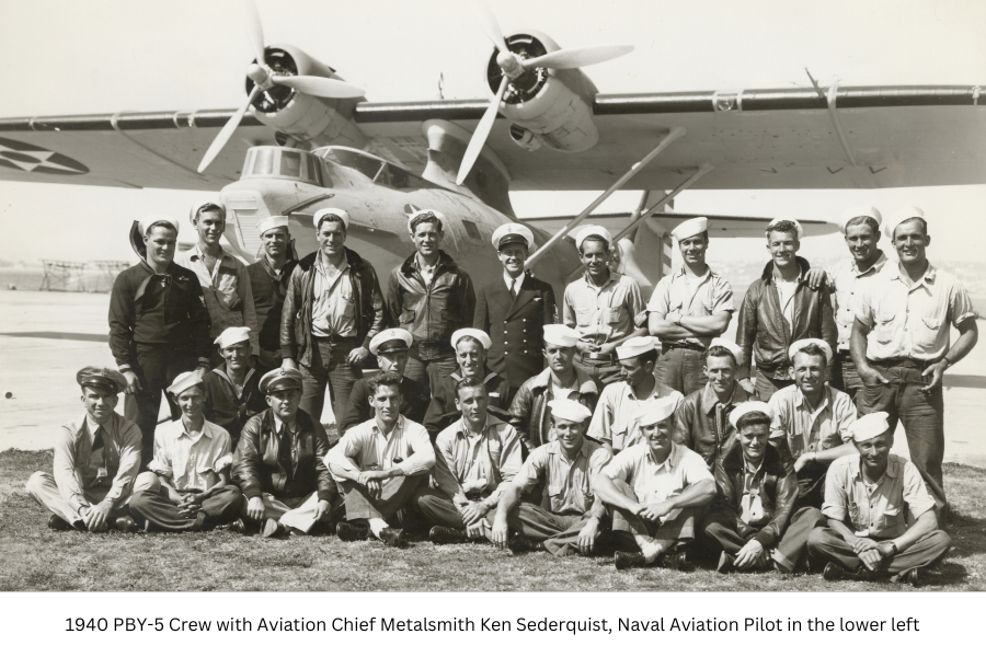 1940 PBY-5 Crew with