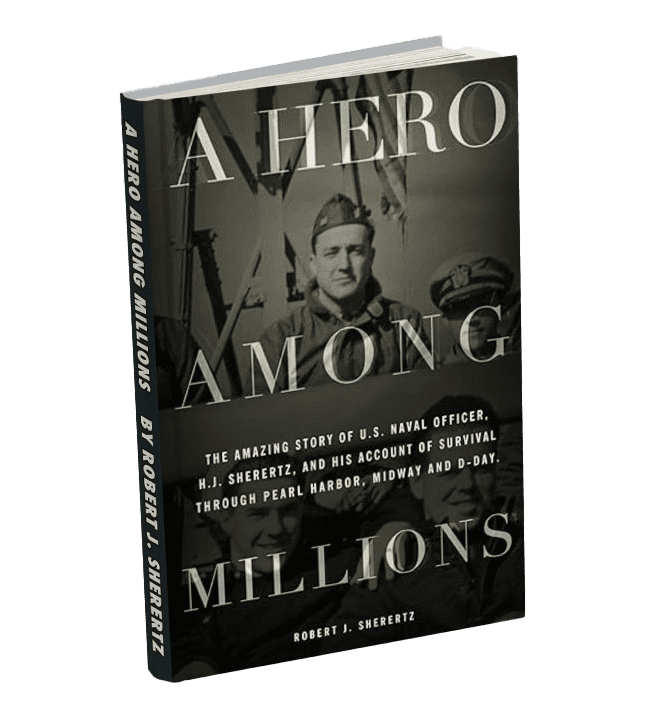 Photograph of book cover for "Hero Among Millions".