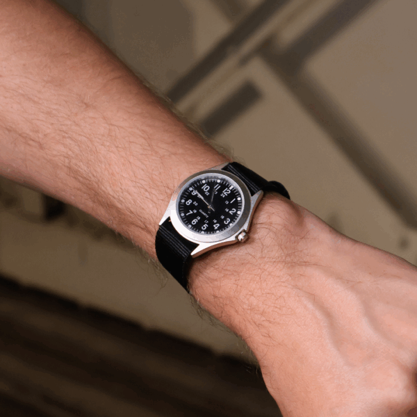 Roth: Military Style Quartz Watch - BLK - Image 2