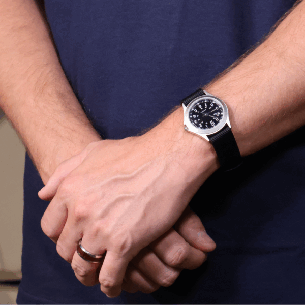 Roth: Military Style Quartz Watch - BLK - Image 3