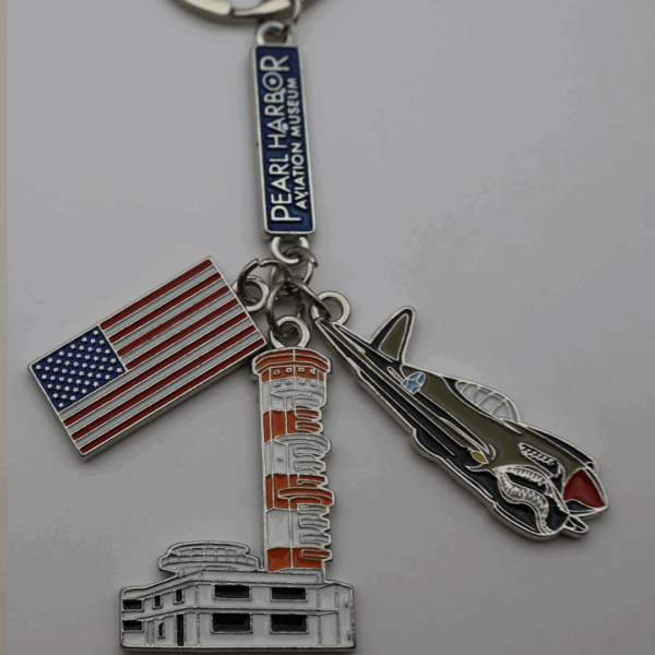 Us Flag Side - Yarto: PHAM Charm Keychain