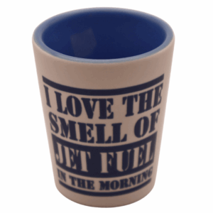 Front Of Shot Glass - SOV: Shot - Jet Fuel w/ Blue