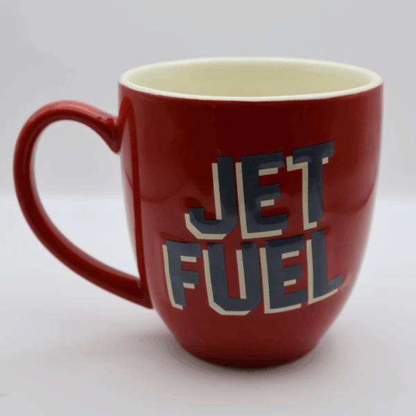 Jet Fuel Mug Back - OS: RED PHAM 15 oz Jet Fuel Mug