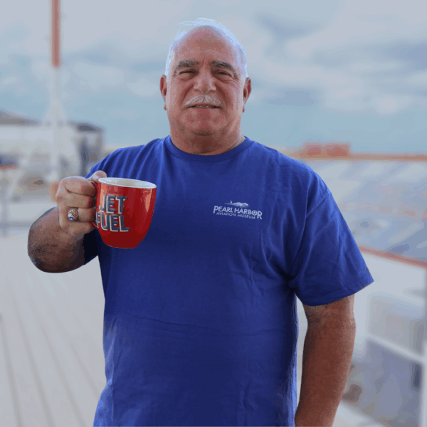 Jet Fuel T Shirt Blue Front - R&S: Jet Fuel T-shirt